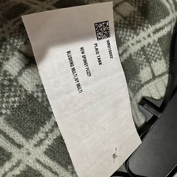 525 America Plaid Sweater Tank Top Gray Womens Small Preppy Casual School Girl - Picture 4 of 5